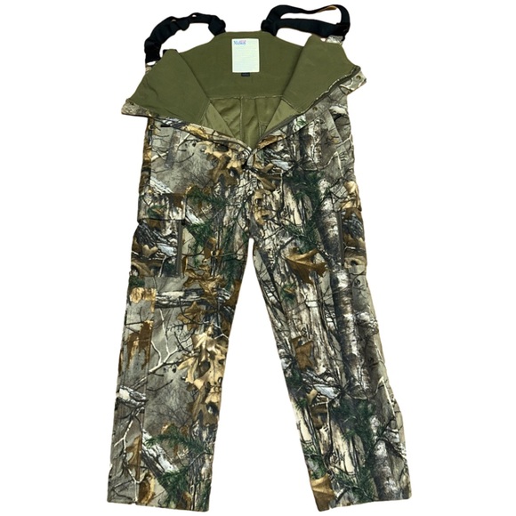 MidwayUSA Men's discontinued Hunter's Creek Bibs Realtree EDGE size Large✨ - Picture 5 of 11